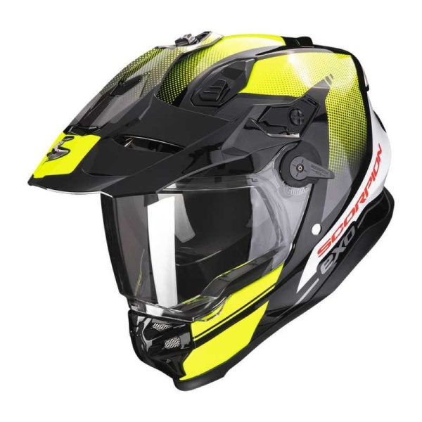 Scorpion ADF 9000 Black Yellow Helmet